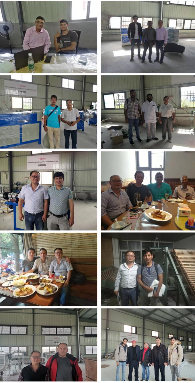 Botellas del ANIMAL DOMÉSTICO que reciclan la máquina de la fibra de la tecnología de las botellas del animal doméstico