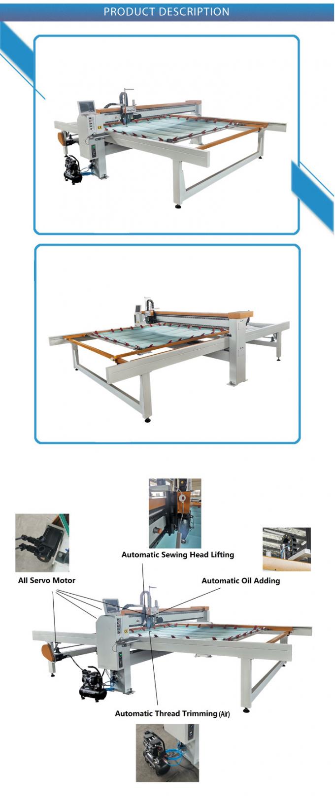 Máquina que acolcha automatizada para la sola máquina de Quilter de la aguja de TATAMI que llora las máquinas de coser de Willow Quilt Looms Long Arm