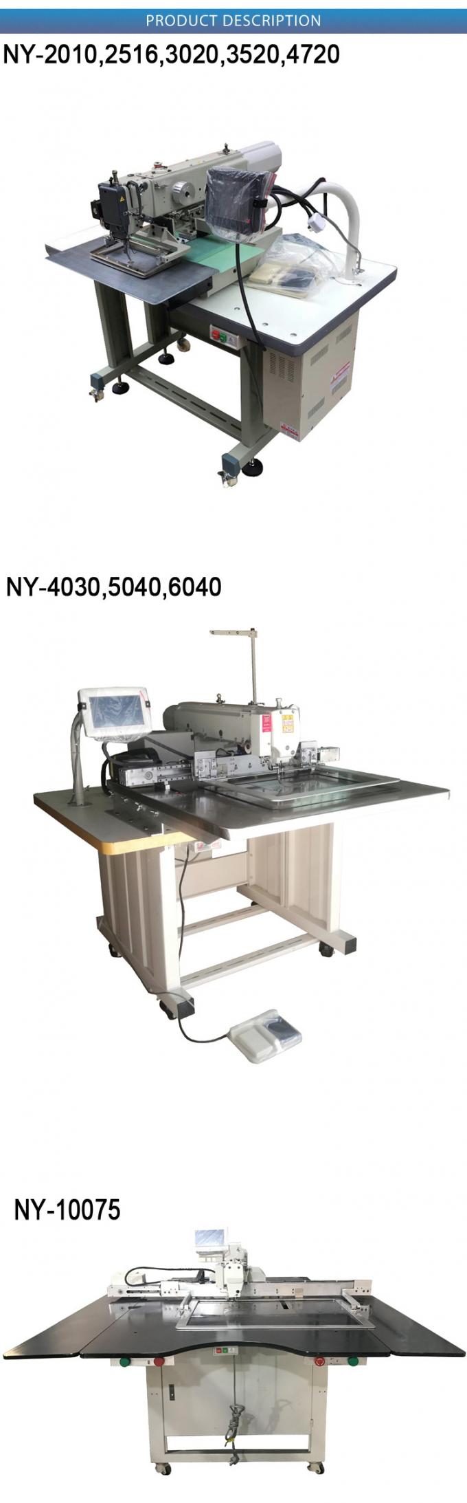 Máquina de coser cambiante controlada por ordenador automática del modelo de cuero