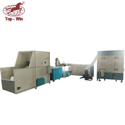 línea de productos de la máquina de rellenar de la almohada de la fibra de la bola fabricación continua de la fibra de la bola