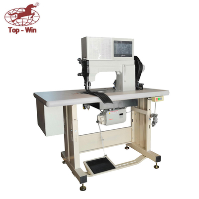 8850-A que funciona con suavemente el cuero decorativo controlado por ordenador Sofa Sewing Machine de la aguja doble con 200