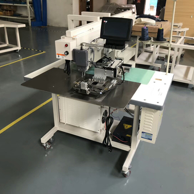 Modelo programable automático de la máquina de coser del verdugón del bolsillo del corte del laser para el bolsillo